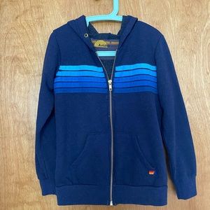 Aviator Nation Kid’s 5 Stripe Hoodie size 8